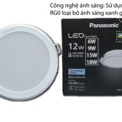 Đèn Led âm Trần Panasonic 9w